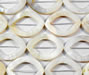 White-Natural Eye Shaped MOP Shell Donuts